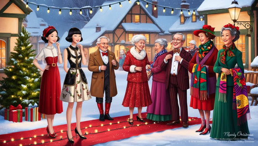 A Whimsical Christmas Fashion Story: The Magic of Style and Stories