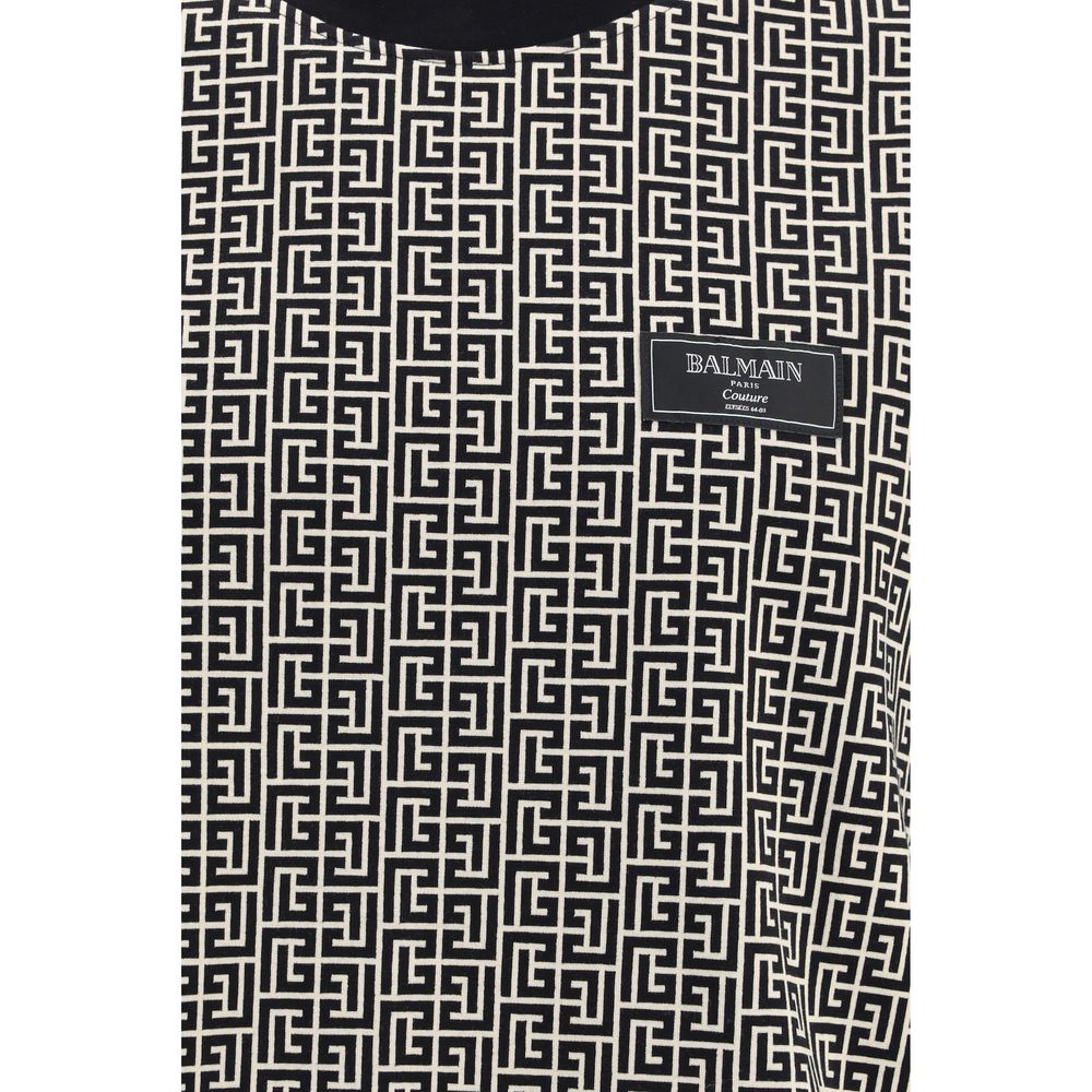 Balmain Multicolor Cotton T-Shirt: Statement Luxe Redefined