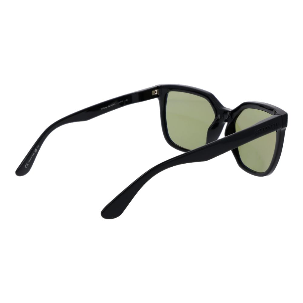 Serengeti Women’s Sunglasses – Black Square Frame, Yellow Lenses