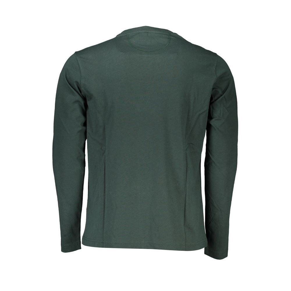 La Martina Bicolor Cotton Sportswear Long Sleeve T-Shirt