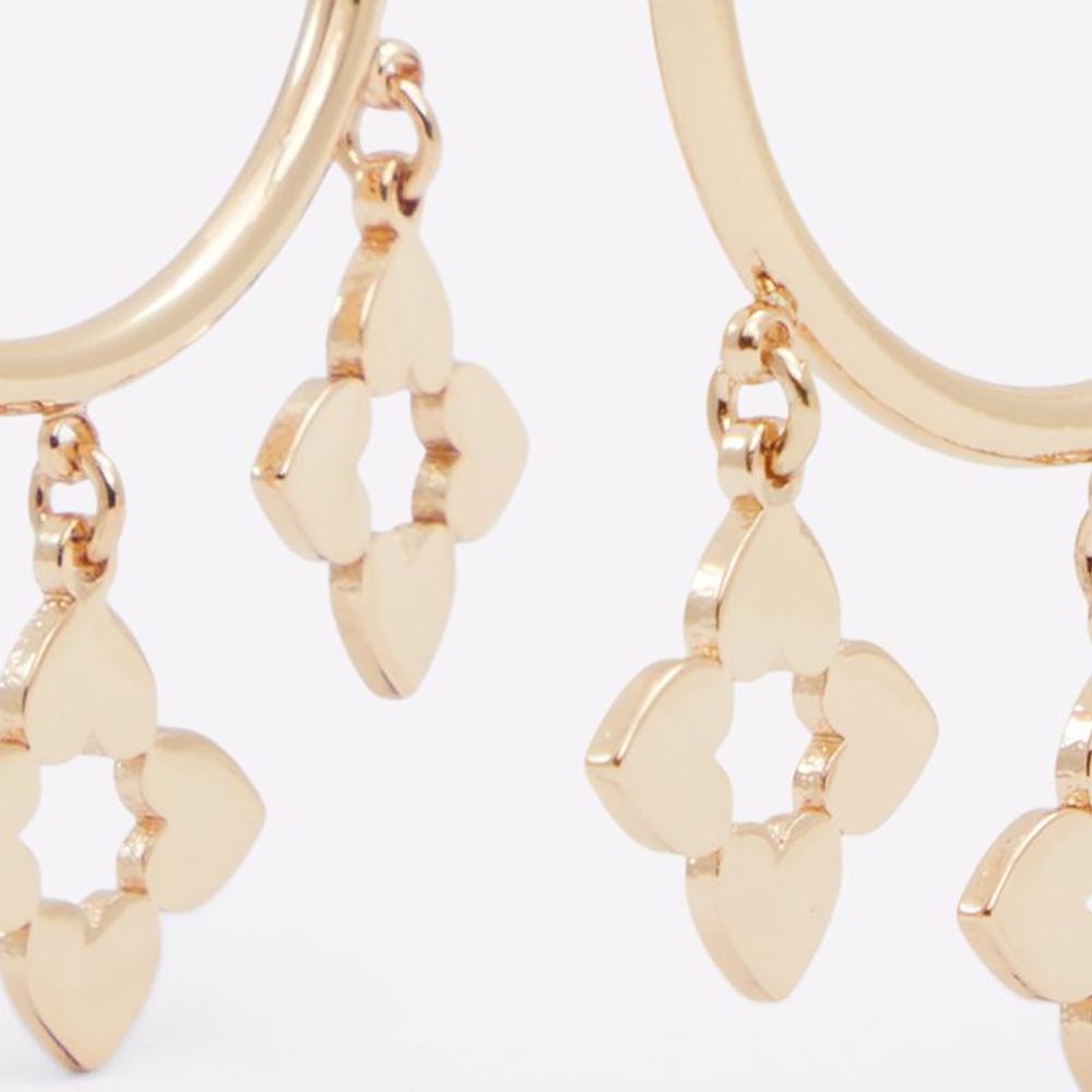 ALDO Gold Elastane Earrings - Chic Elegance for Every Occasion