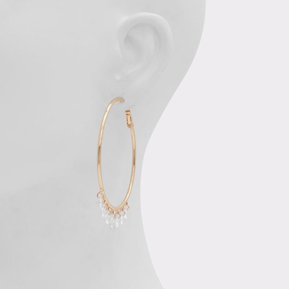 ALDO Gold Elastane Earrings - Dazzling Elegance