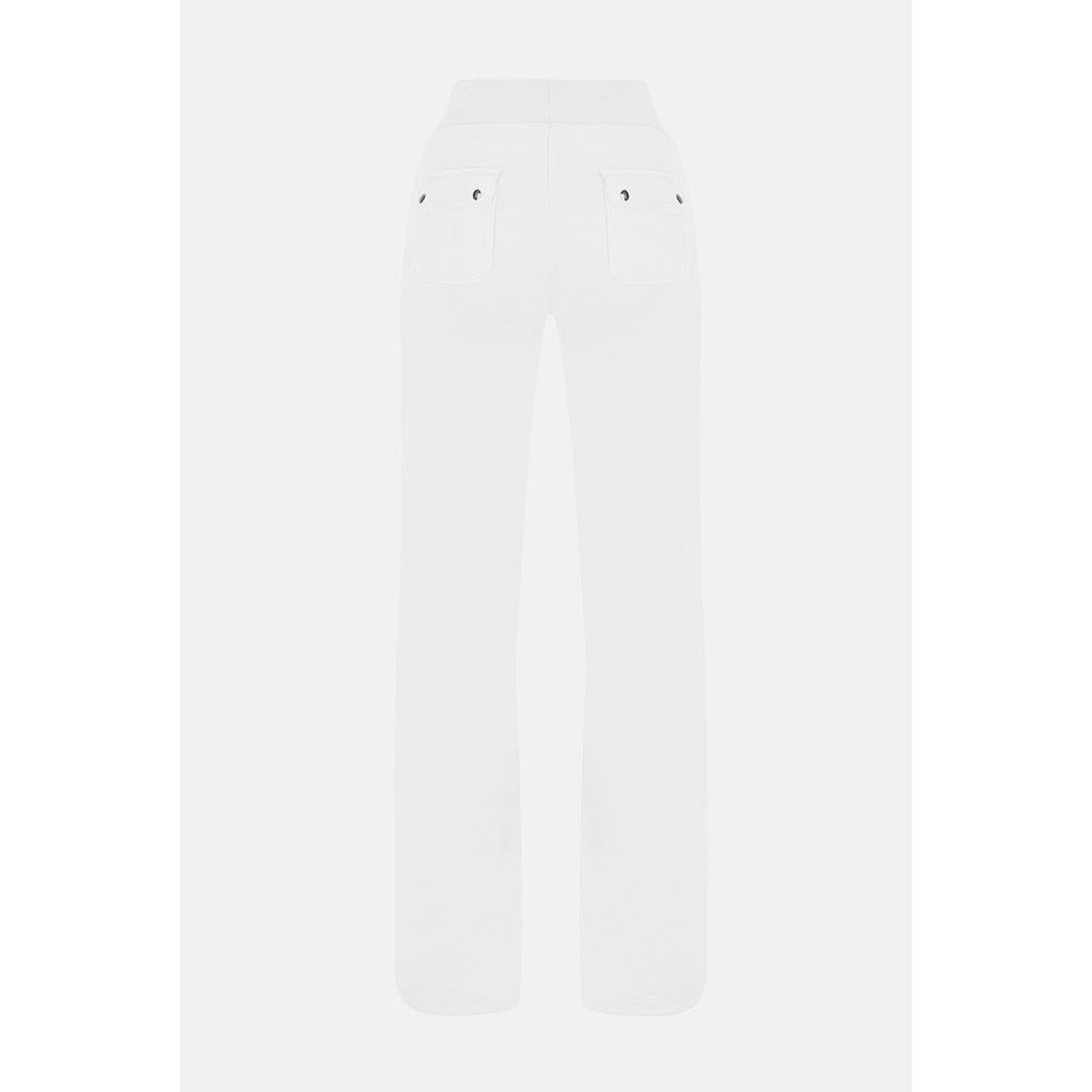 Juicy Couture Women's Plush Velour Casual Pants - White