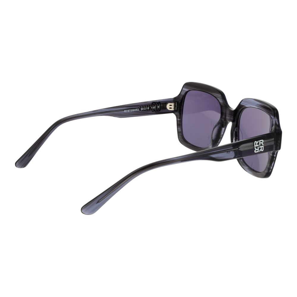 Replay Women’s Sunglasses – Grey Square Frame, Grey Lenses