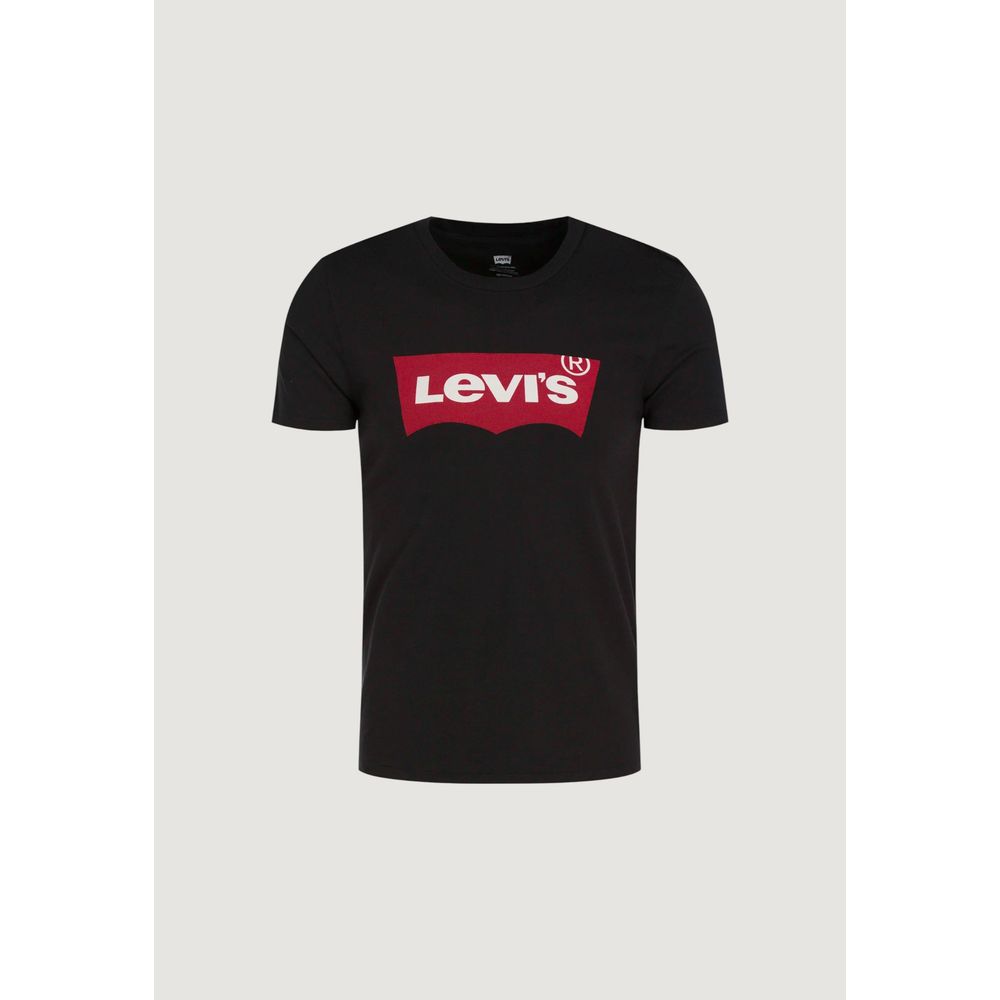 Levi's Black Cotton Housemark Tee 17783