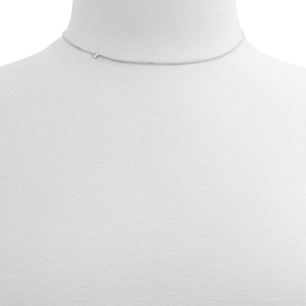 ALDO Silver Elastane Necklace