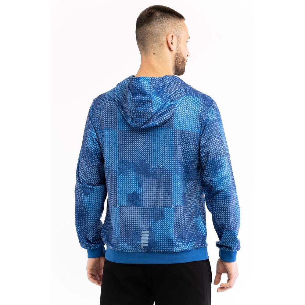 Fila Men's Randazzo AOP Hoodie in Lapis Blue Pills Camo