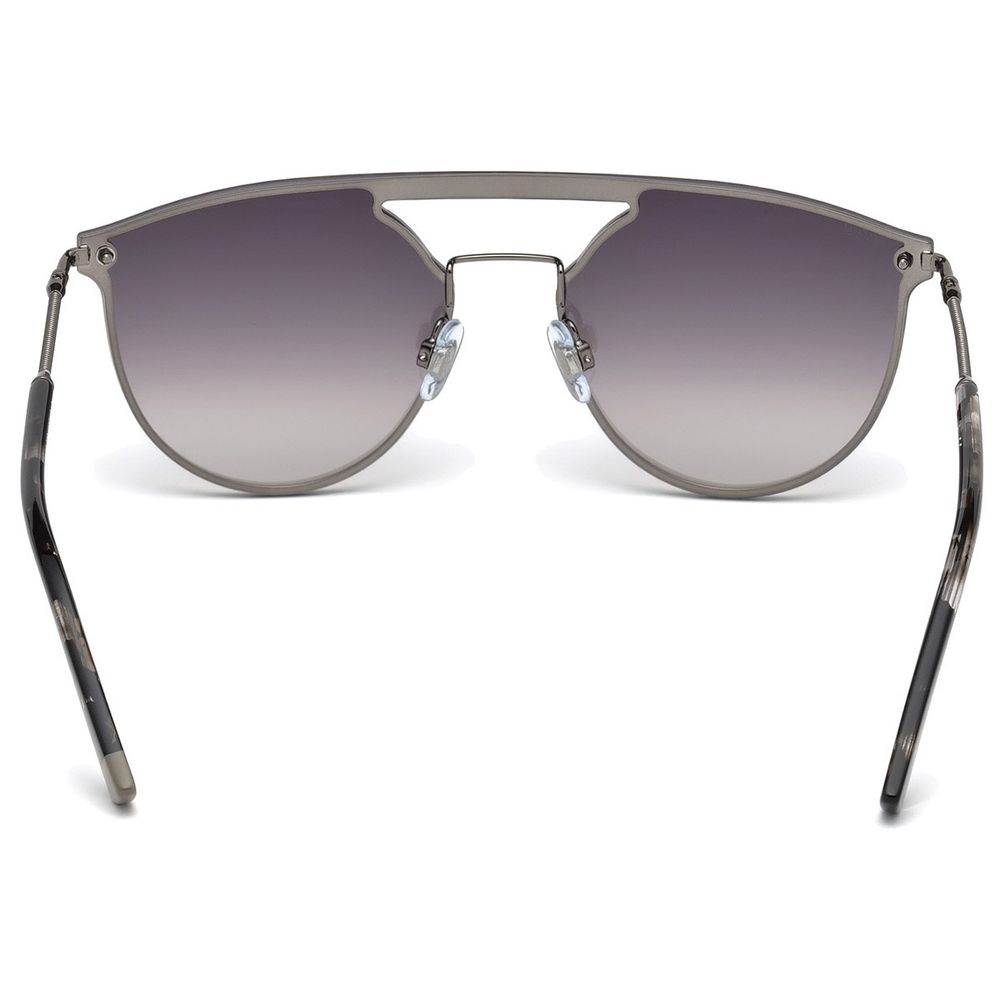 WEB EYEWEAR Unisex Gray Metal Sunglasses