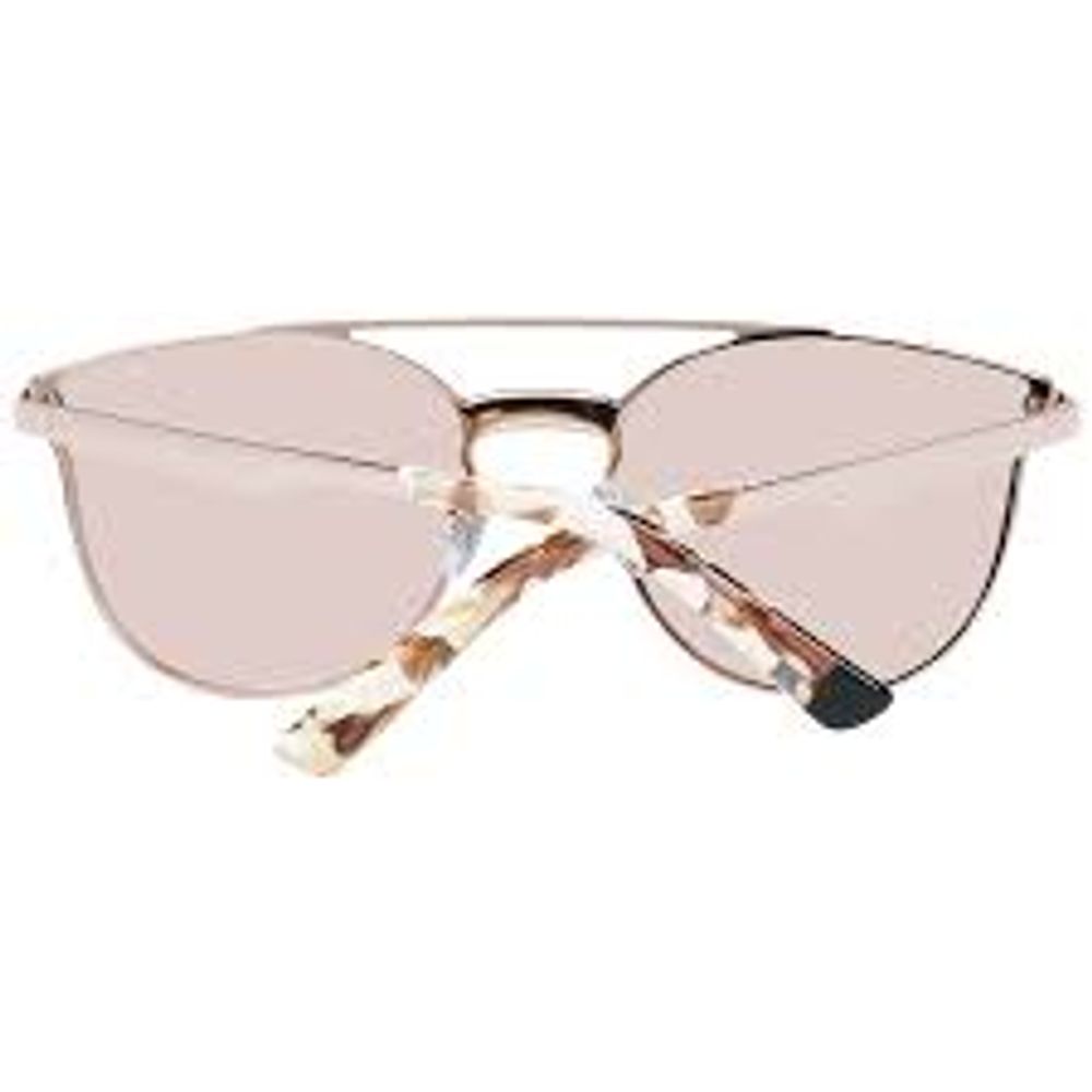 WEB EYEWEAR Unisex Pink Metal Sunglasses with Brown Lenses