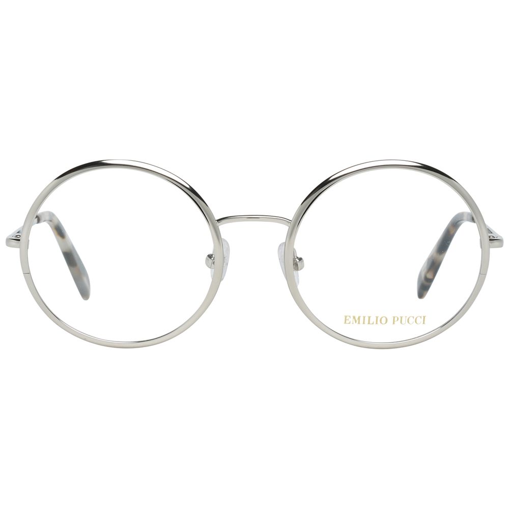 Emilio Pucci Women’s Optical Glasses – Grey Metal Frame, 49mm