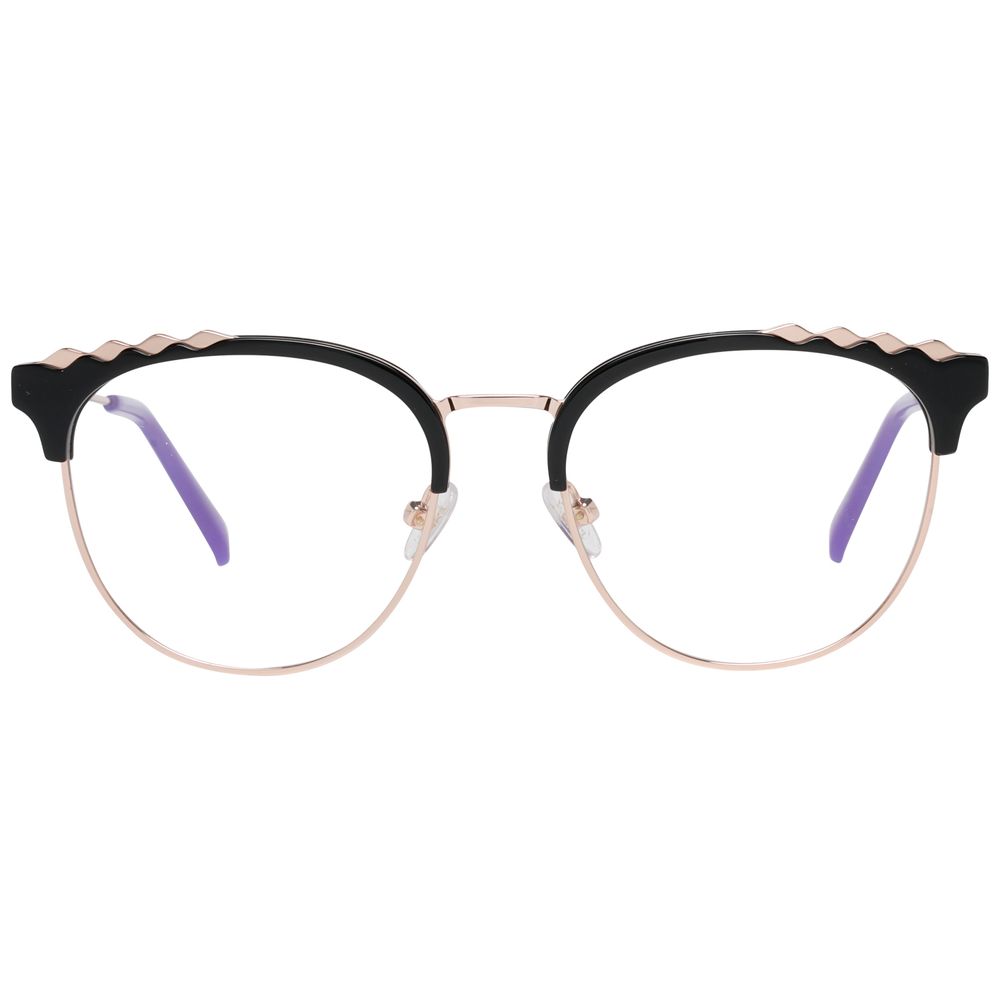Emilio Pucci Women's Optical Glasses – Black Metal Frames, 50mm