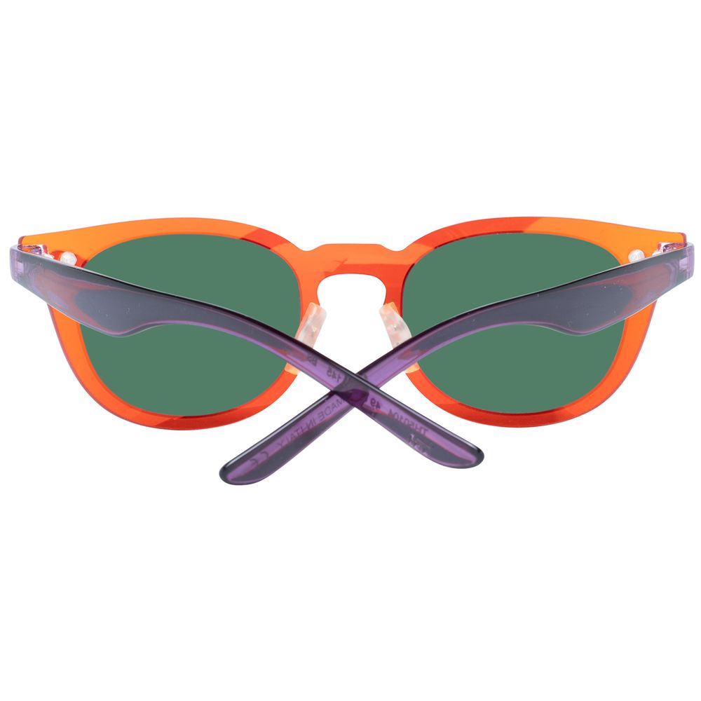 TRY COVER CHANGE Men's Multicolor Sunglasses – Red Frames, Pink Lenses