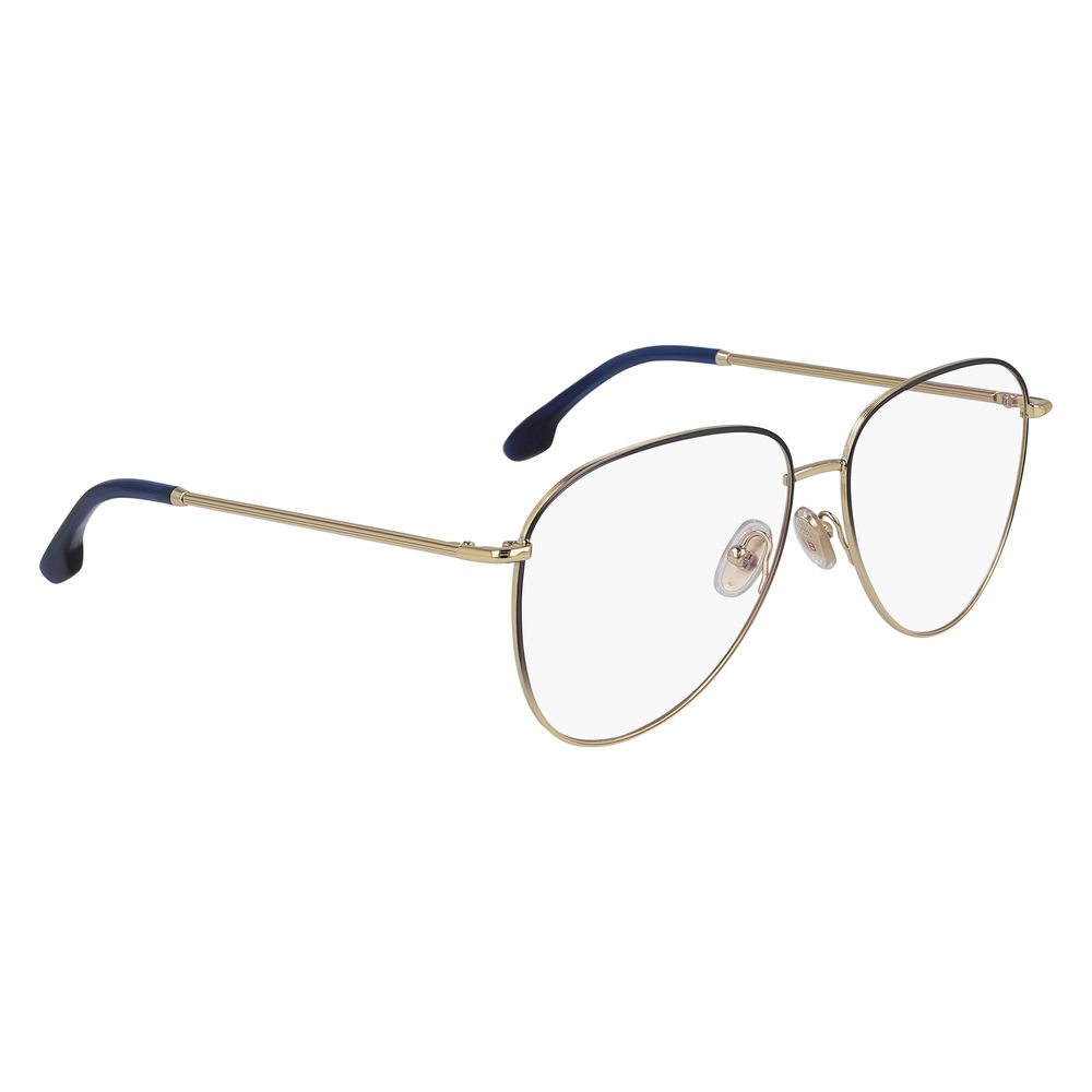 Victoria Beckham Women's Optical Glasses – Blue Metal Frames, 57mm