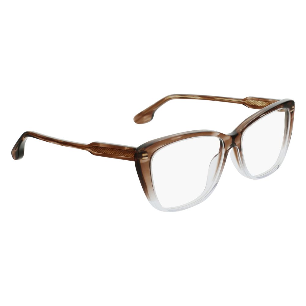 Victoria Beckham Women's Brown Acetate Optical Glasses