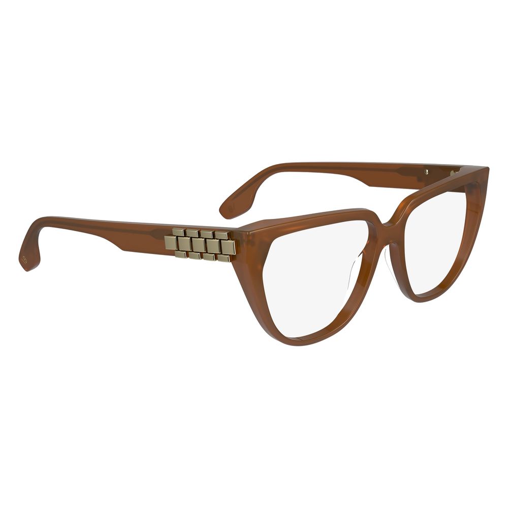 Victoria Beckham Women’s Optical Glasses – Brown Full-Rim Frame