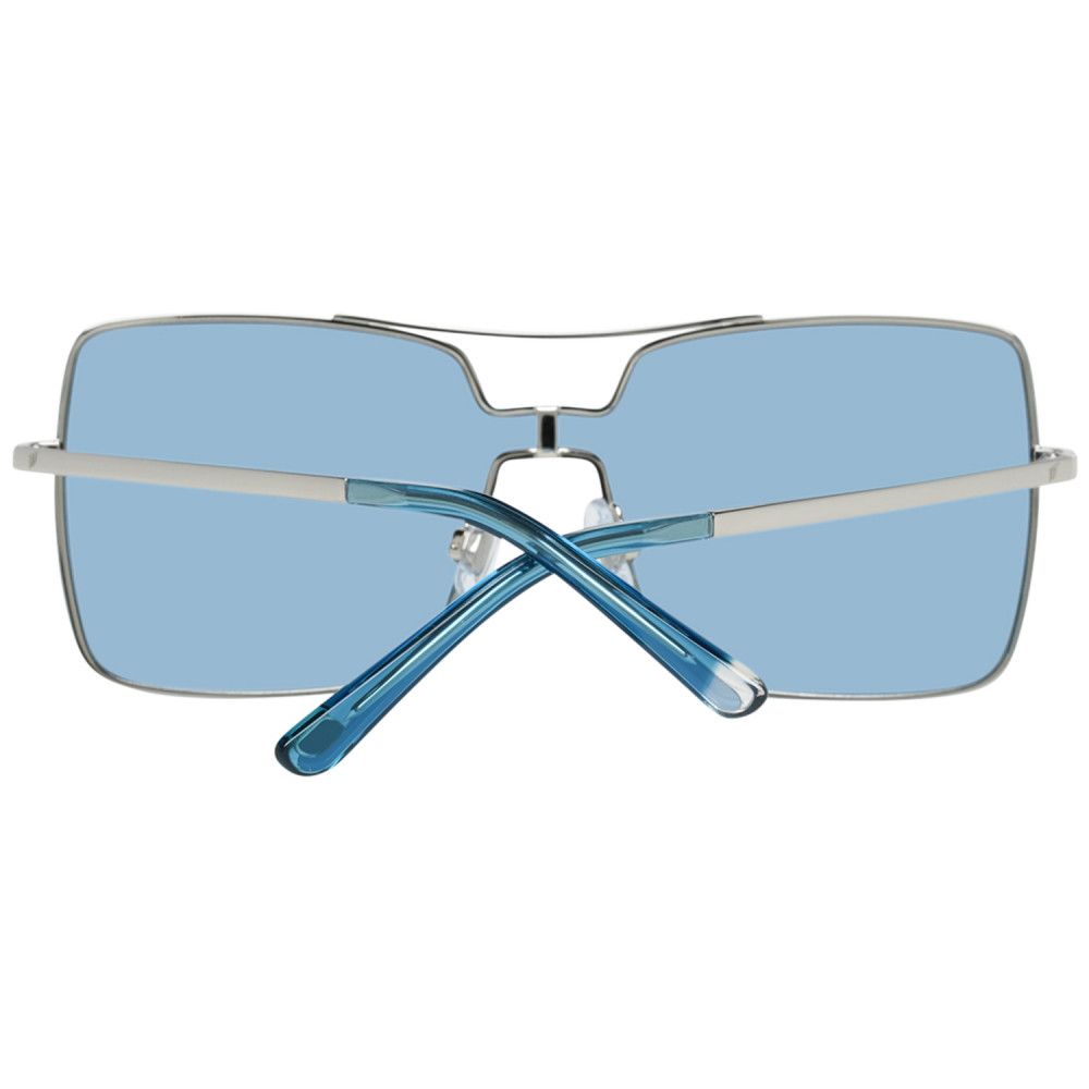 WEB EYEWEAR Women's Sunglasses – Silver Metal Frame, Blue Lenses