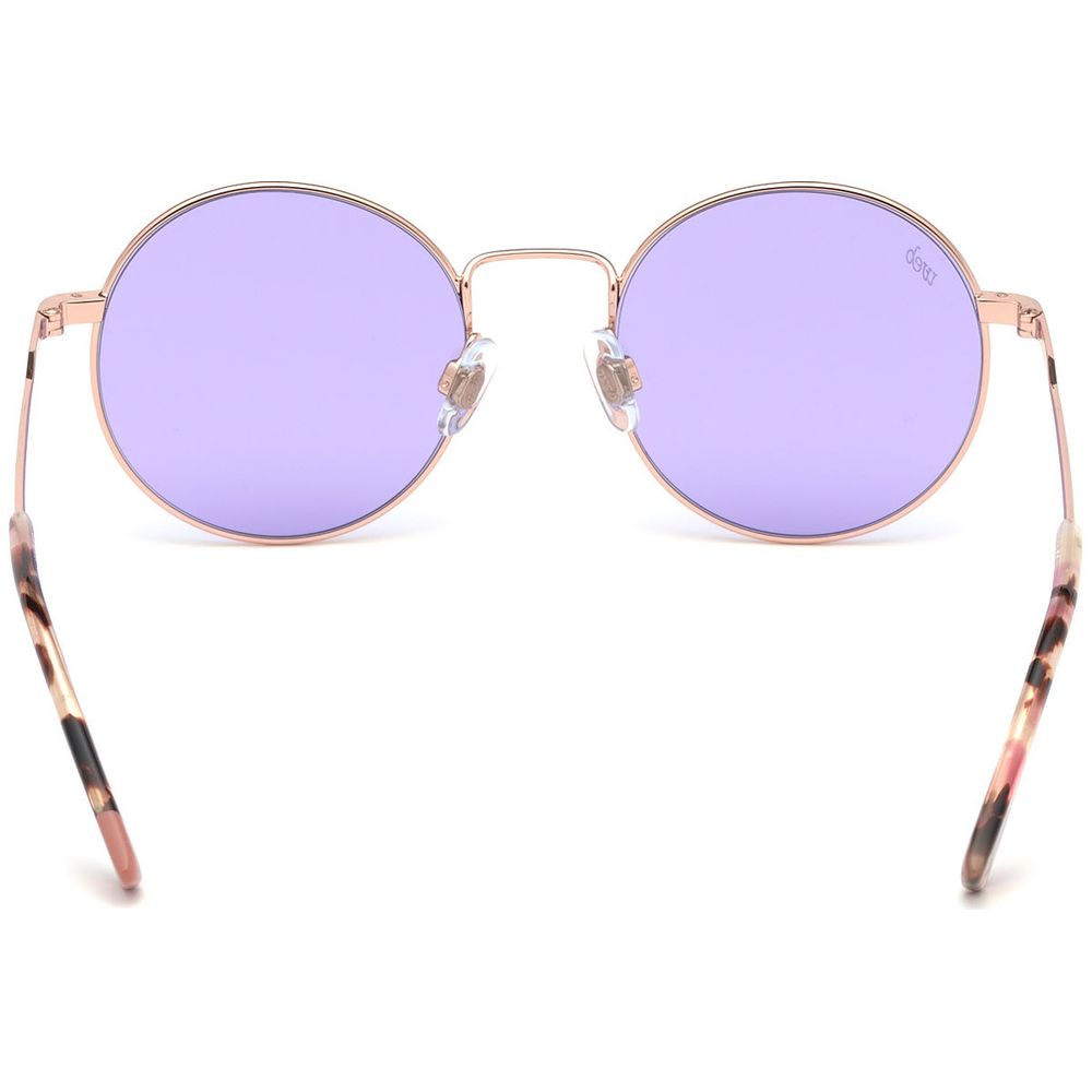 WEB EYEWEAR Women’s Pink Metal Sunglasses – Stylish Design
