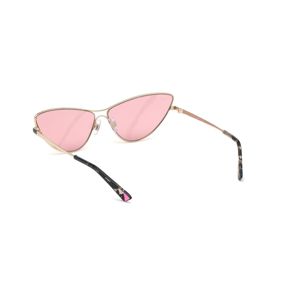 WEB EYEWEAR Women’s Gold Metal Sunglasses – Stylish and Chic