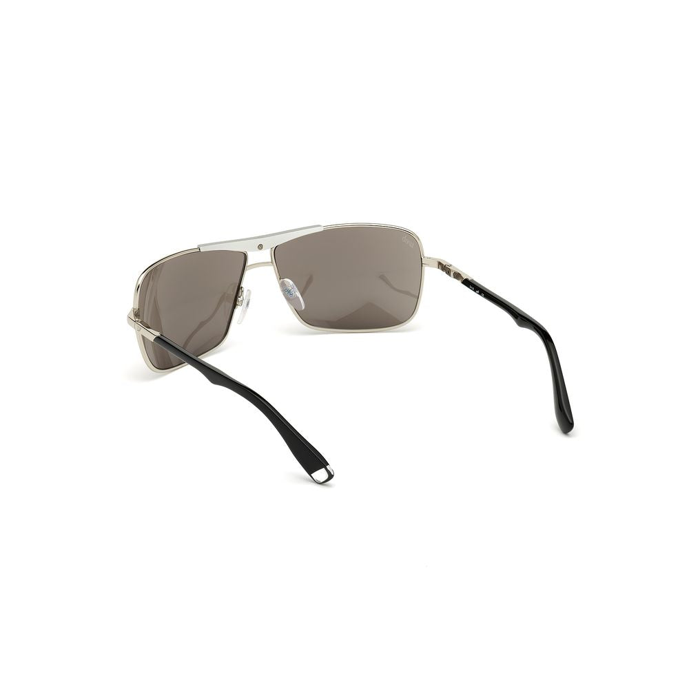 WEB EYEWEAR Gray Metal Sunglasses – Stylish, UV Protected