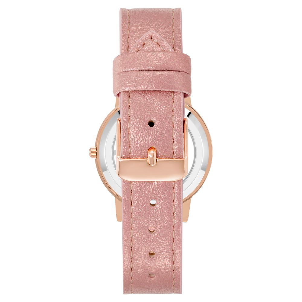 Juicy Couture Women’s Watch, Pink Dial, Multicolor Plastic Strap