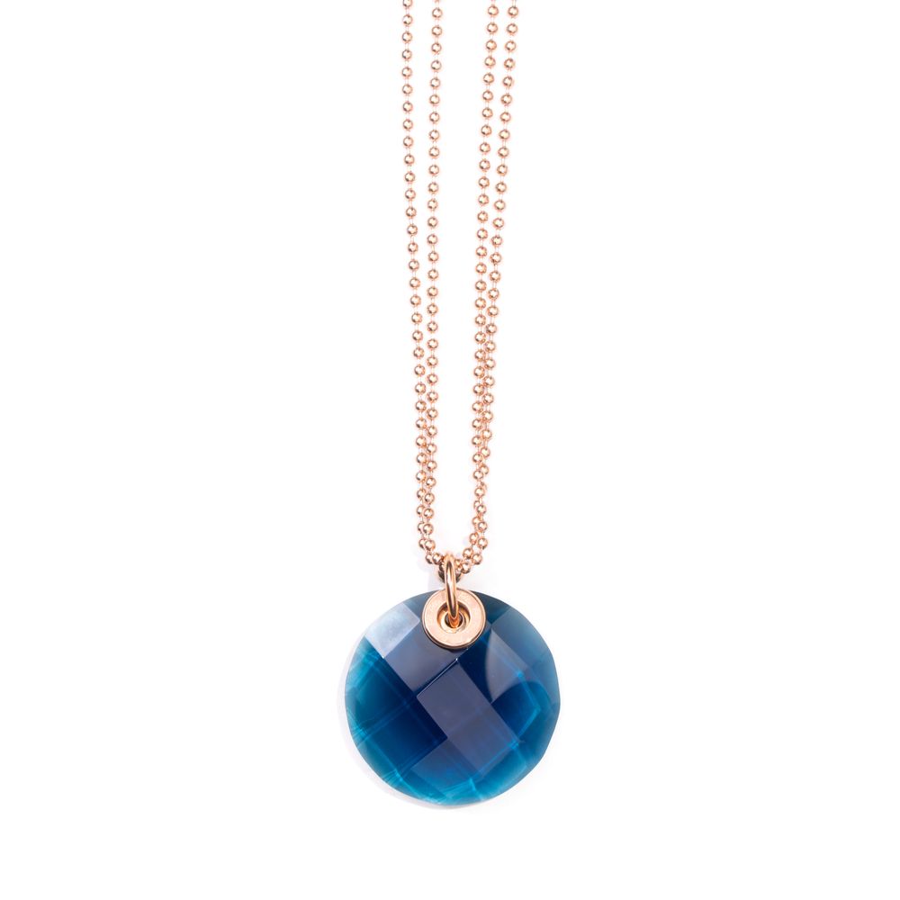 Folli Follie Pink Metal Necklace for Women