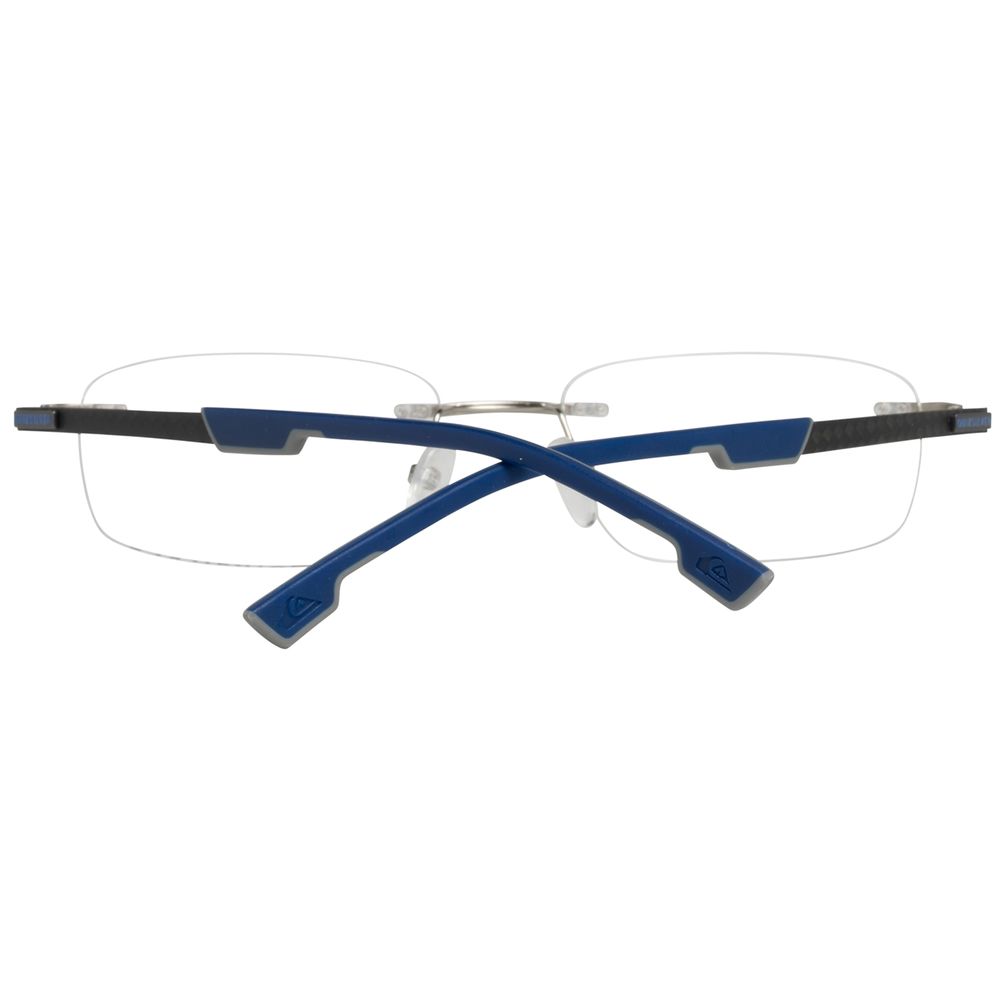 QUIKSILVER Gray Metal Eyeglasses – Square Demo Lens Frames