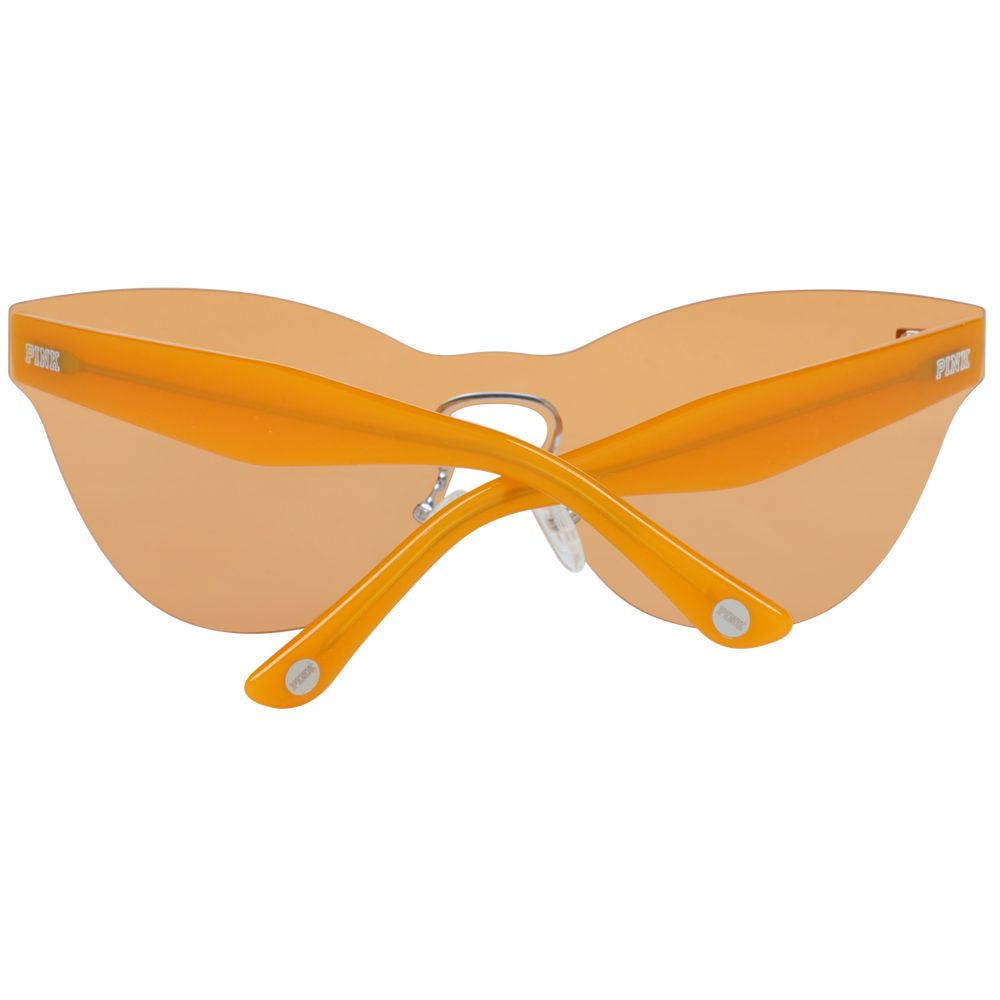Victoria's Secret Women's Sunglasses – Orange Plastic Frame, Mono Lenses