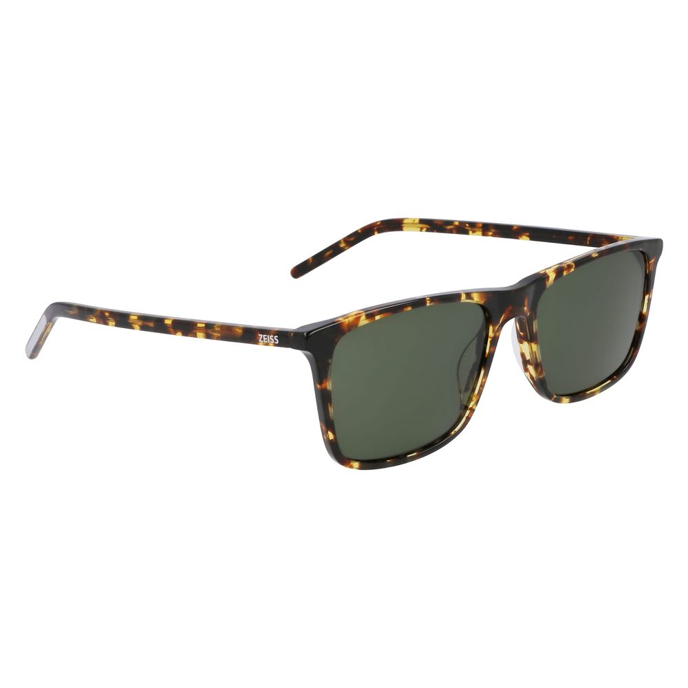 ZEISS Men’s Sunglasses – Brown Acetate Frame, Yellow Lenses