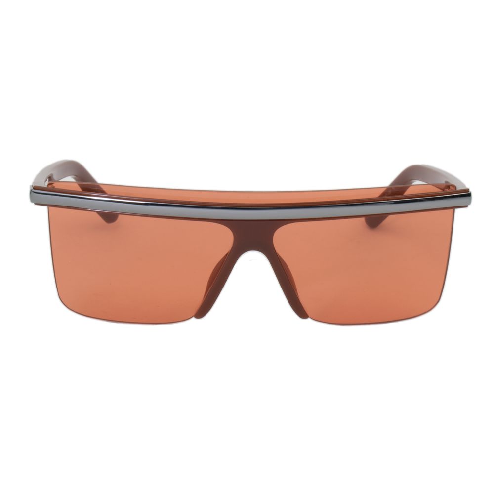 Kenzo Unisex Sunglasses – Brown Frame, Silver Lenses