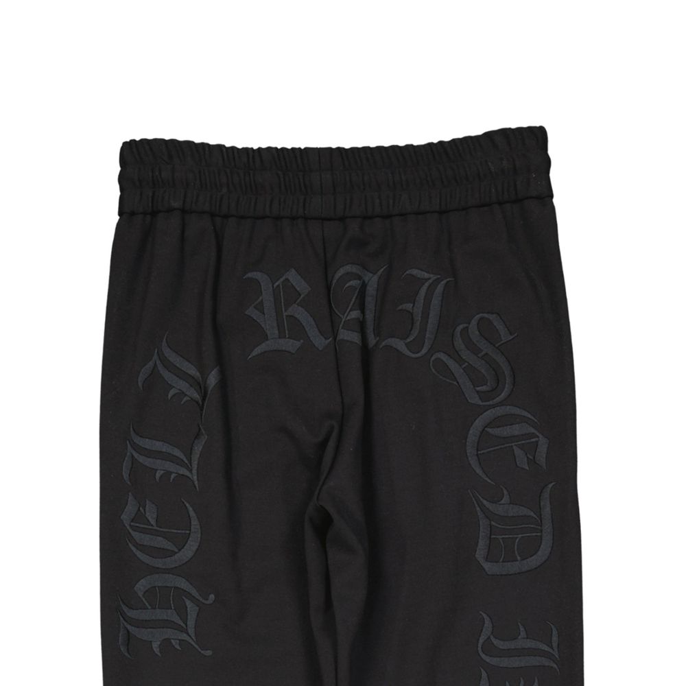 Philipp Plein Black Elastane Joggers