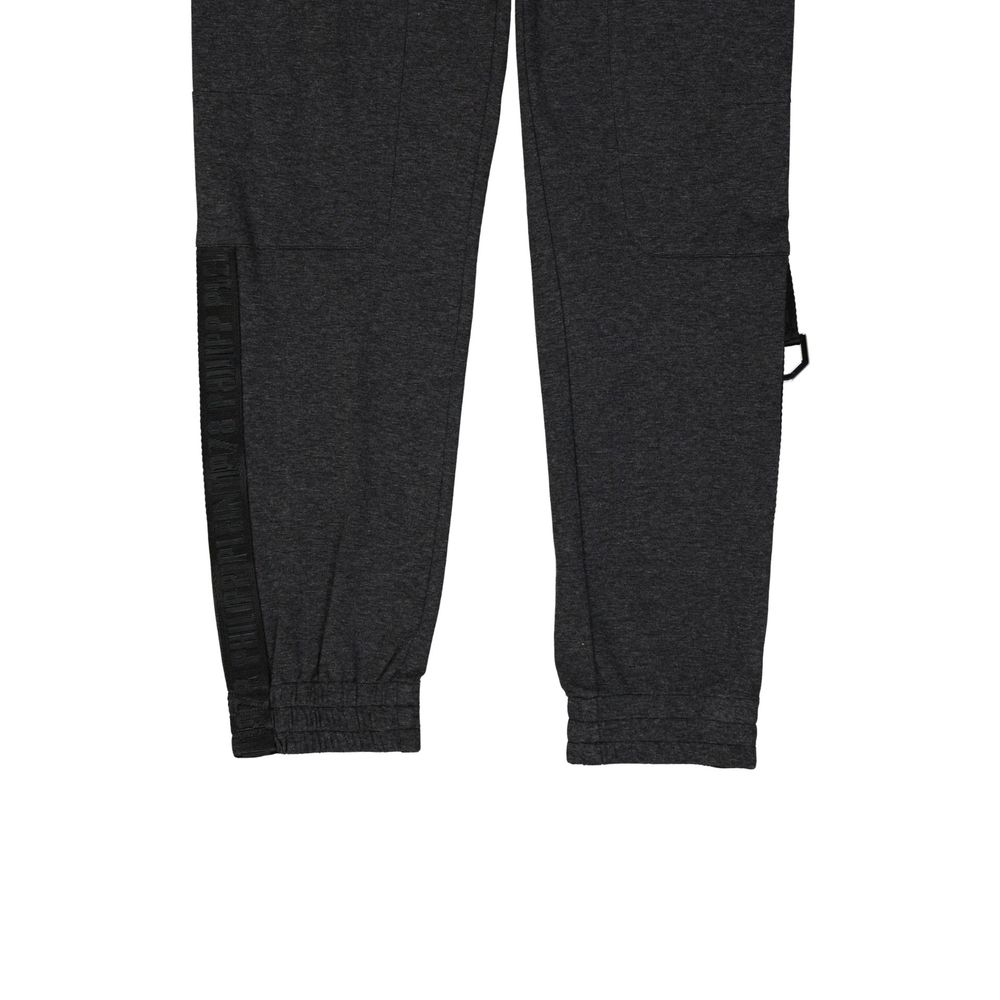 Philipp Plein Gray Cotton Joggers