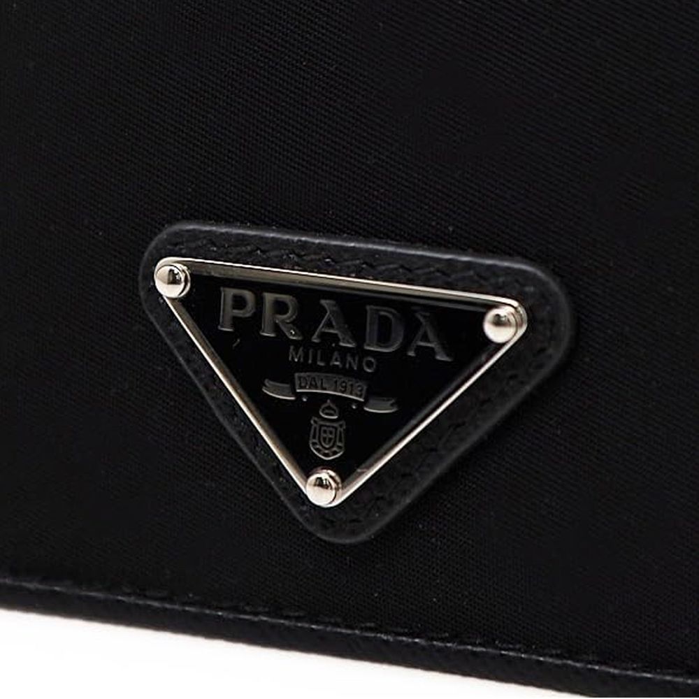 Prada Black Nylon Cardholder: A Statement of Modern Luxury