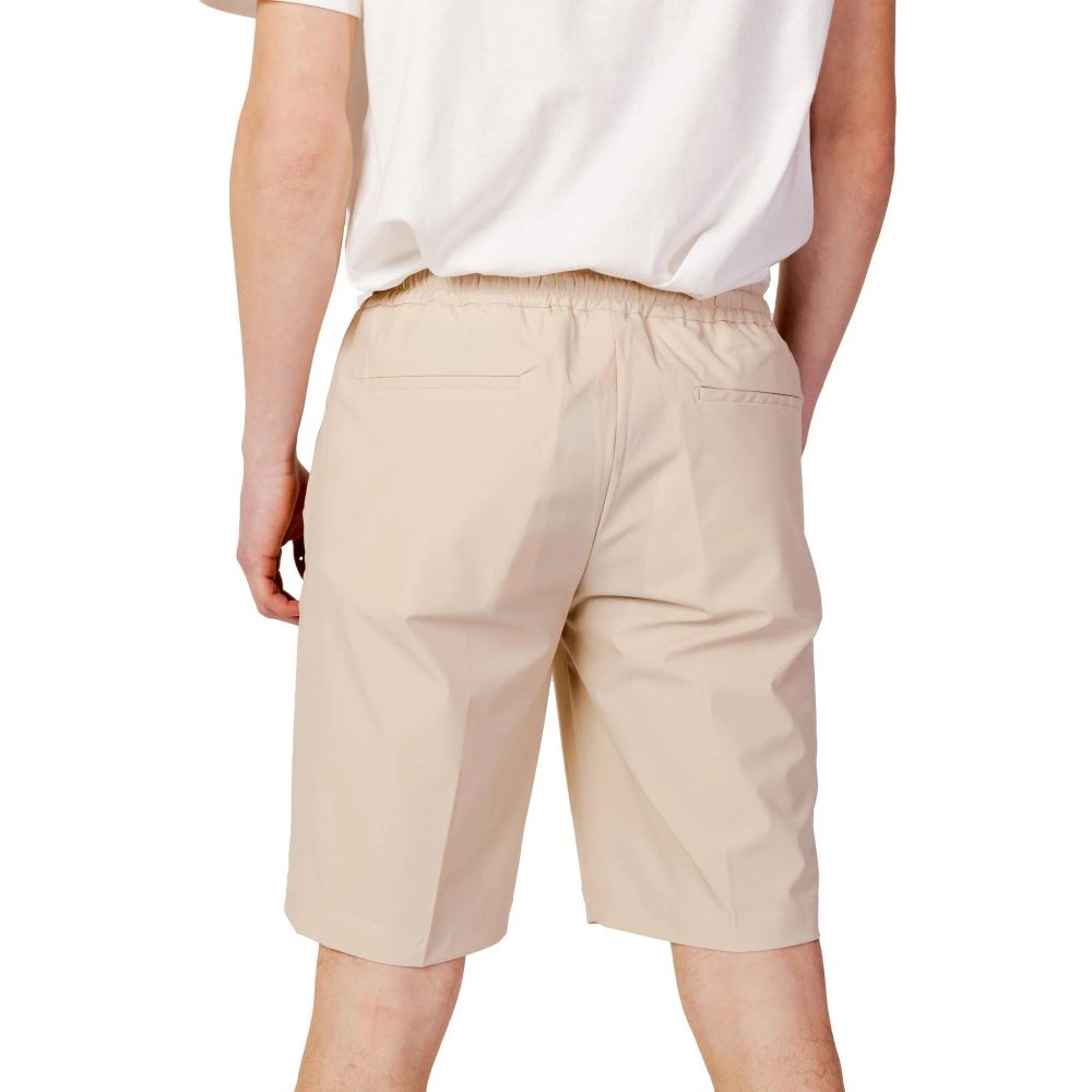 Suns Beige Nylon Shorts for Men