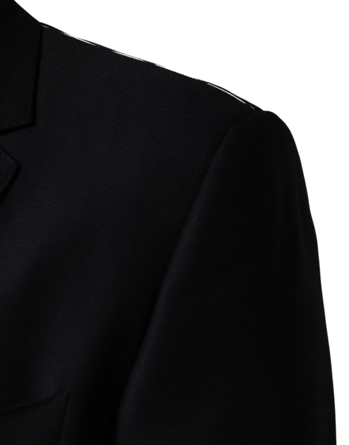 Dolce & Gabbana Black MARTINI Single Breasted Jacket Blazer