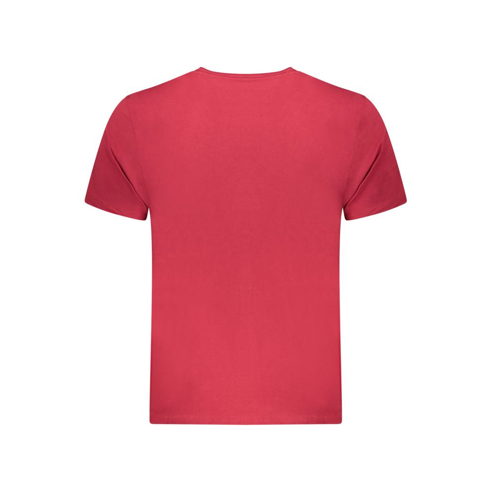 Pepe Jeans Red Cotton Sportswear Short-Sleeved T-Shirt
