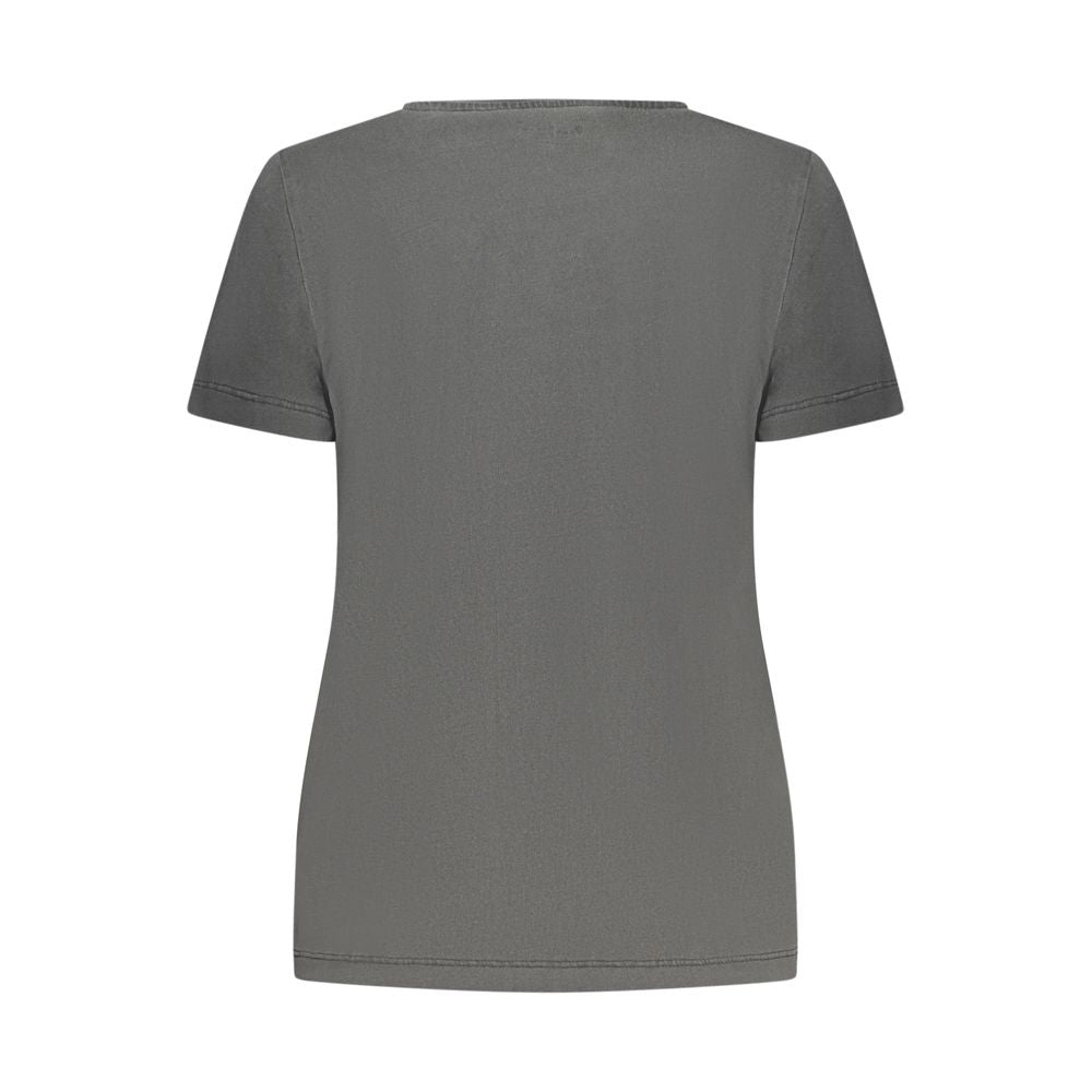 Pepe Jeans Black Cotton Sportswear T-Shirt