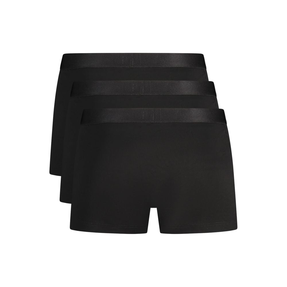 Hugo Boss Black Cotton Men's Boxer Shorts - Tri-Pack