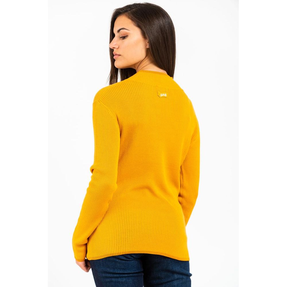 GAS Yellow Wool Sweatshirt