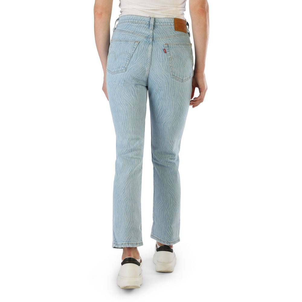 Levi's Blue Elastane Jeans for Women