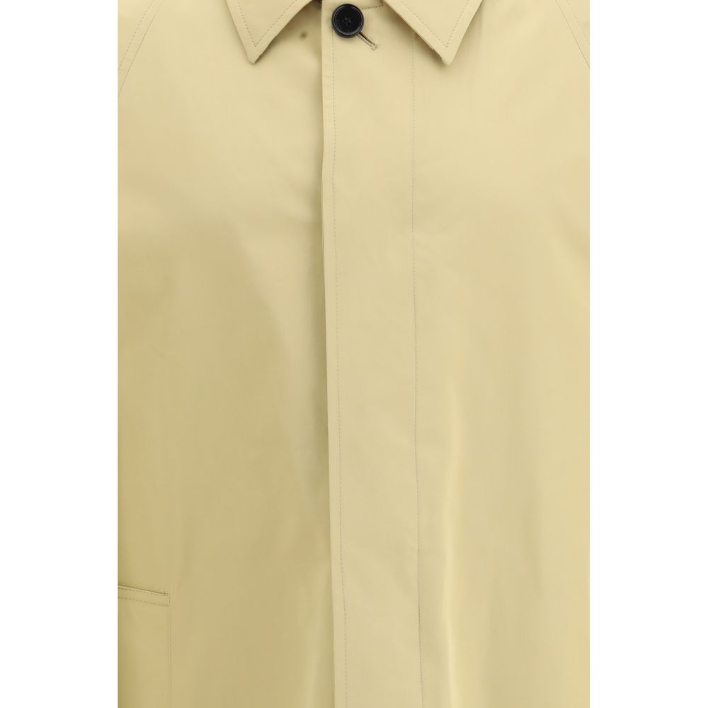 Burberry Beige Cotton Car Coat