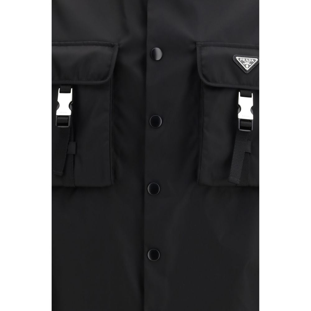 Prada Black Re-Nylon Oversized Shirt