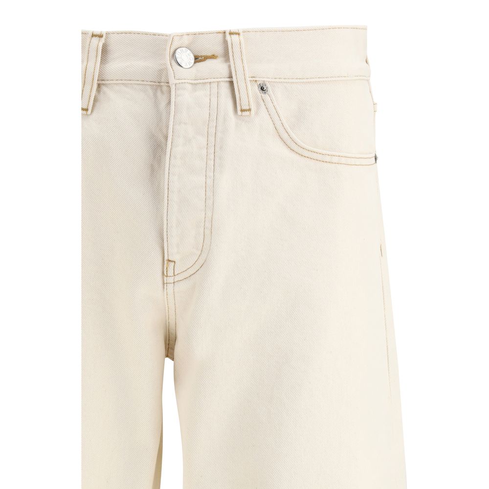 Sunflower Cream Cotton Relaxed Fit Jeans