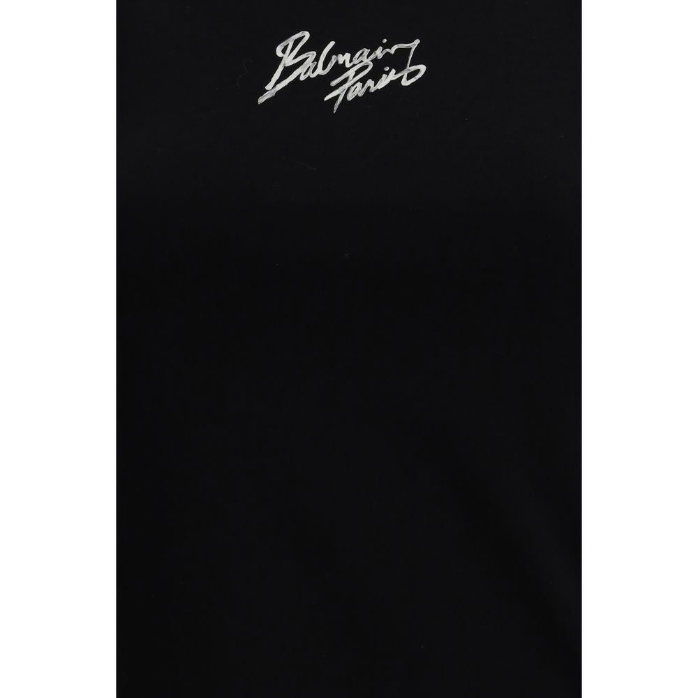 Balmain Black Cotton Tank Top – Effortless Luxe