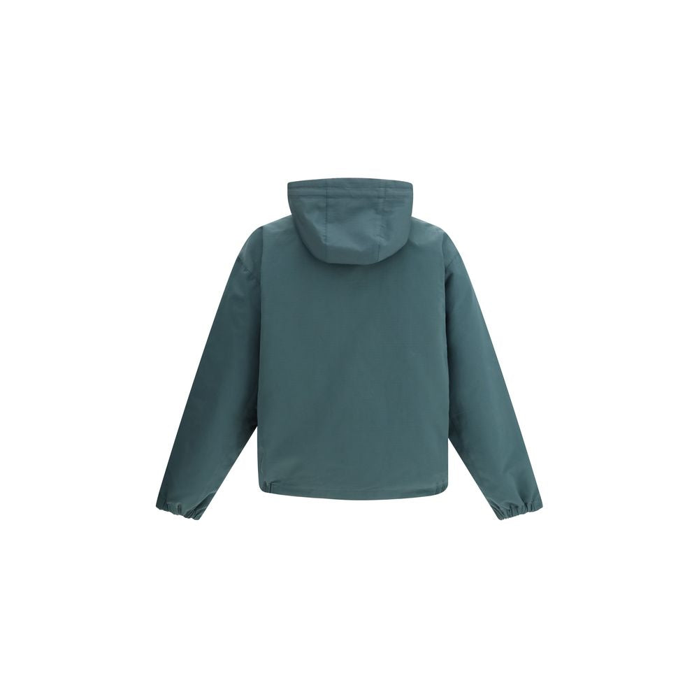 Gucci Green Shell Hooded Jacket