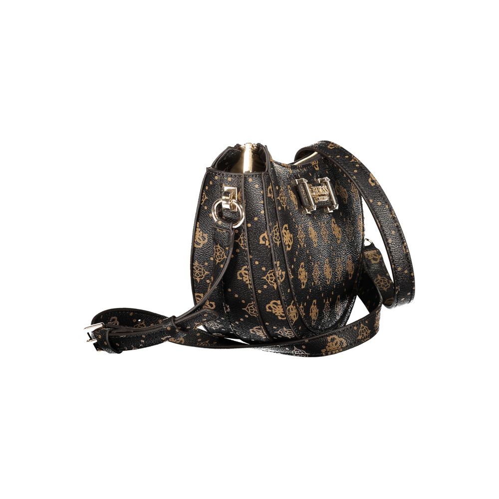 GUESS JEANS Marrone Poliuretano Women Handbag - SILIA