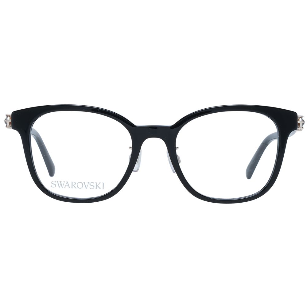 Swarovski Women’s Optical Glasses – Black Trapezium Frame