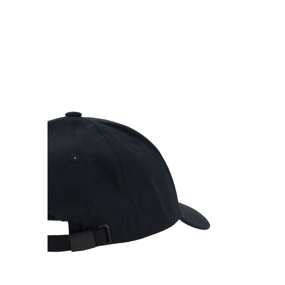 Y-3 Black Cotton Cap - Contemporary Style Meets Comfort