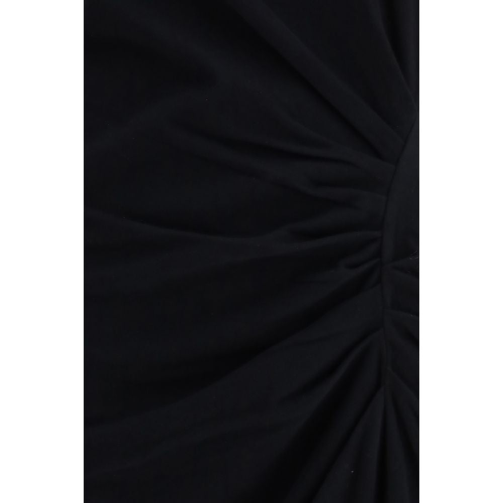 Isabel Marant Nadela Black Cotton Casual Dress
