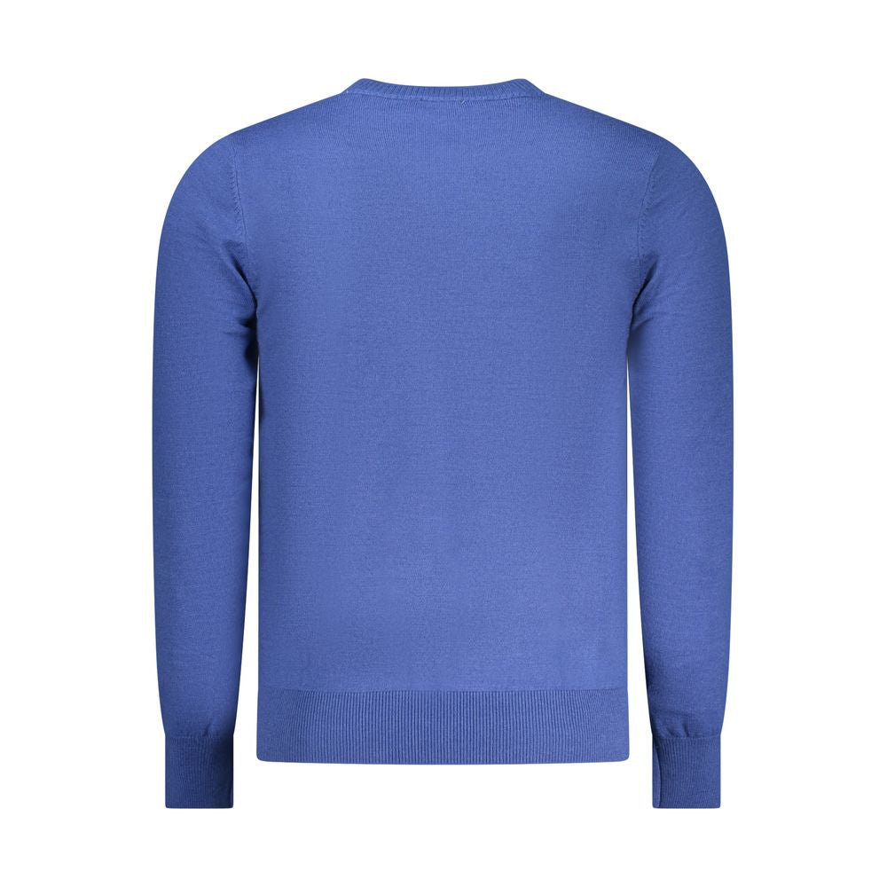 RIFLE Blu Polyester Men Sweater