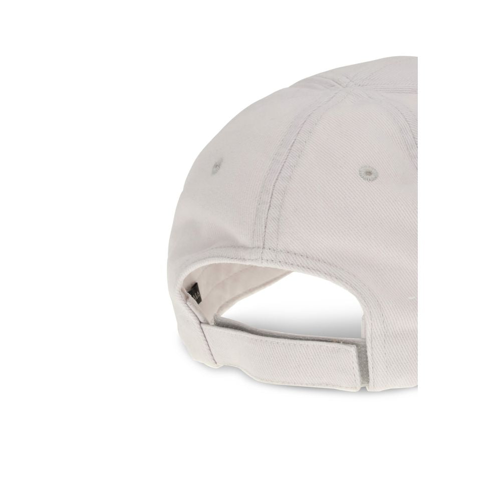 Balenciaga Masking Tape Baseball Hat in White Cotton